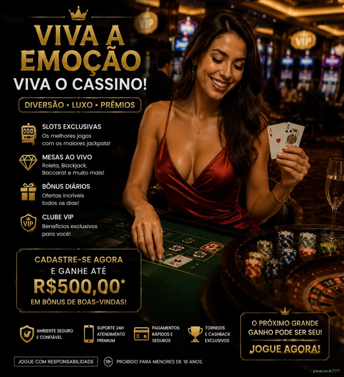 Siga a peacock777 no Facebook